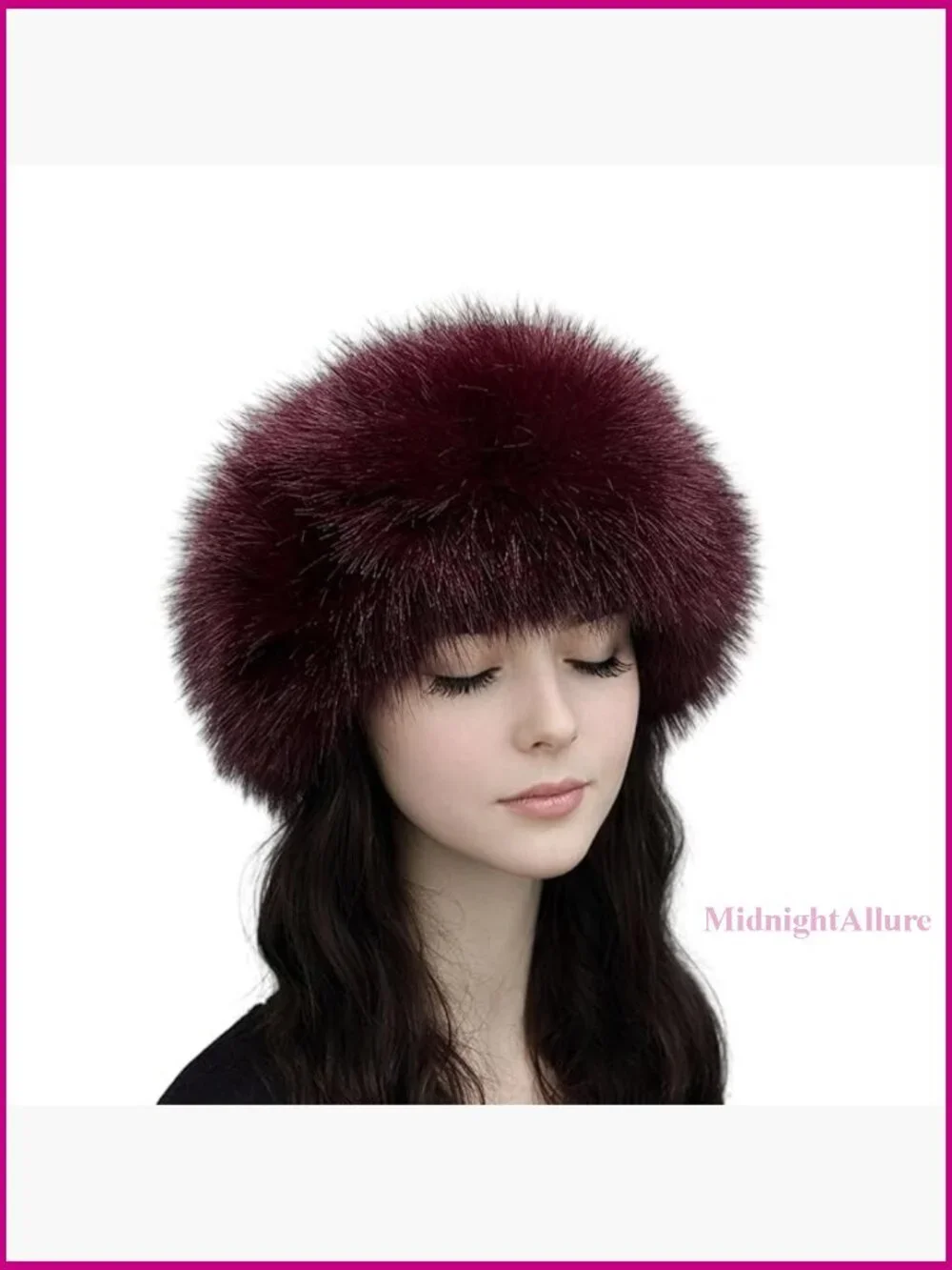 Luxury Faux Fur Headband Ear Warmer Winter Accessory Unisex